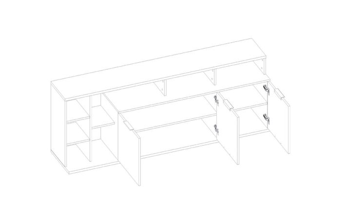 Тумба ТВ Компакт (Compact) 3D7N L (P)