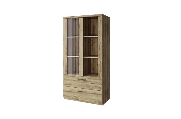 Шкаф с витриной Дорсет (Doorset) 1V2S3N