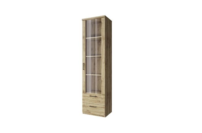 Шкаф с витриной Дорсет (Doorset) 1V2S